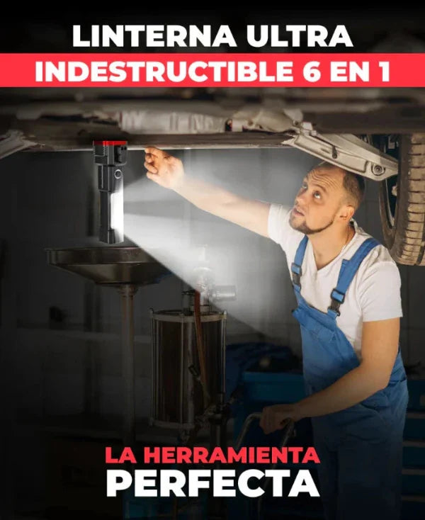 Linterna Indestructible Súper Potente 6 en 1 PowerLUMEN™
