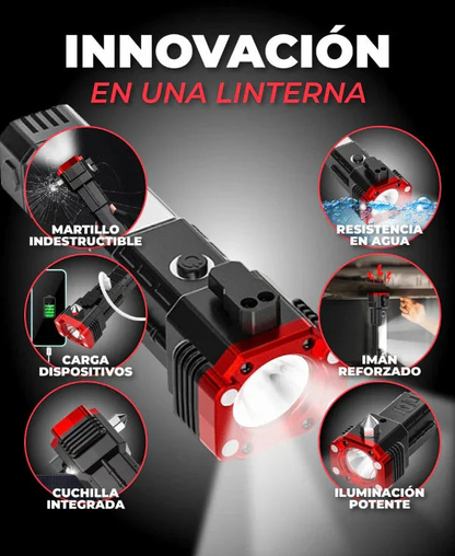 Linterna Indestructible Súper Potente 6 en 1 PowerLUMEN™